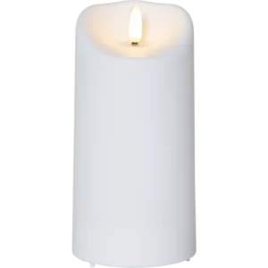 LED BLOCKLJUS FLAMME / 15 cm / Batteri / Timer / inomhus/utomhusbruk / IP44