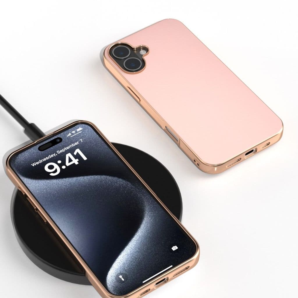iPhone 16 Plus Skal - Ljusrosa