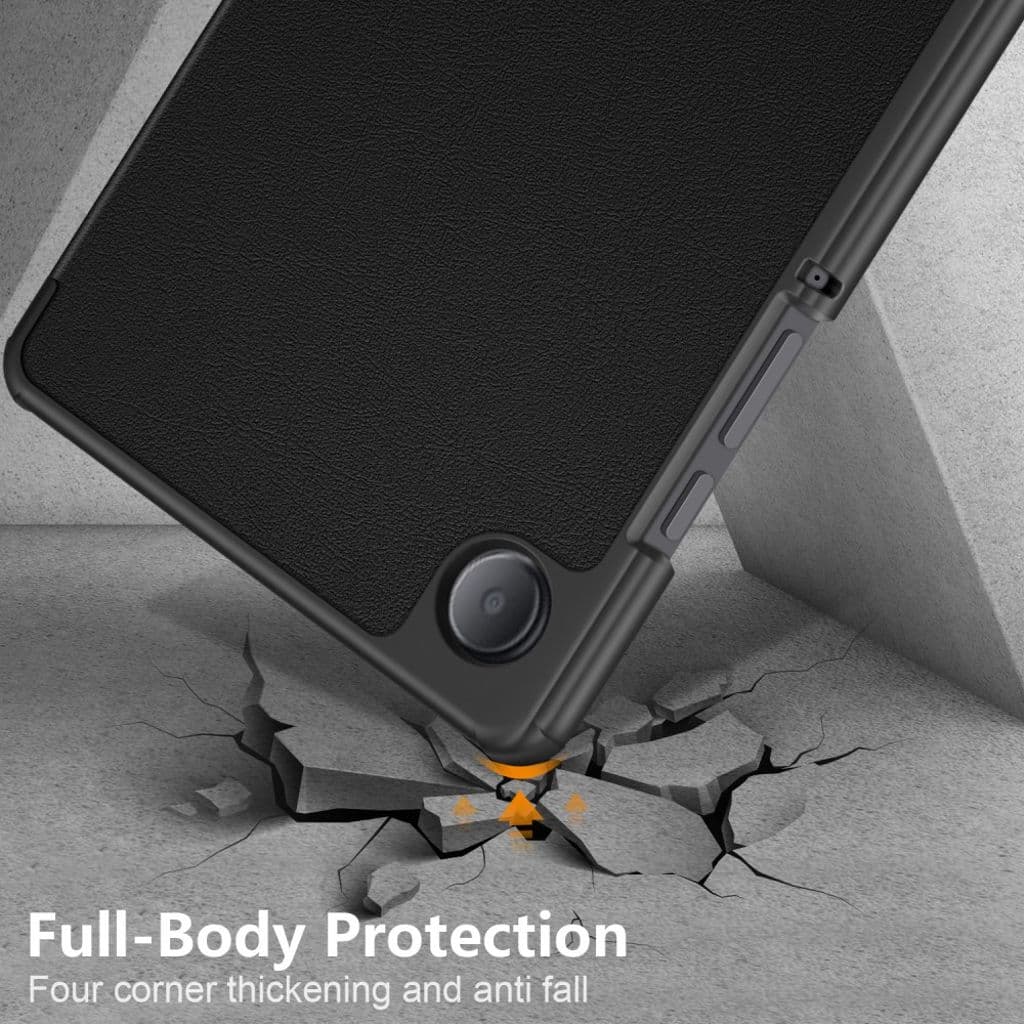 Samsung Galaxy Tab A9 Trifold fodral - Svart