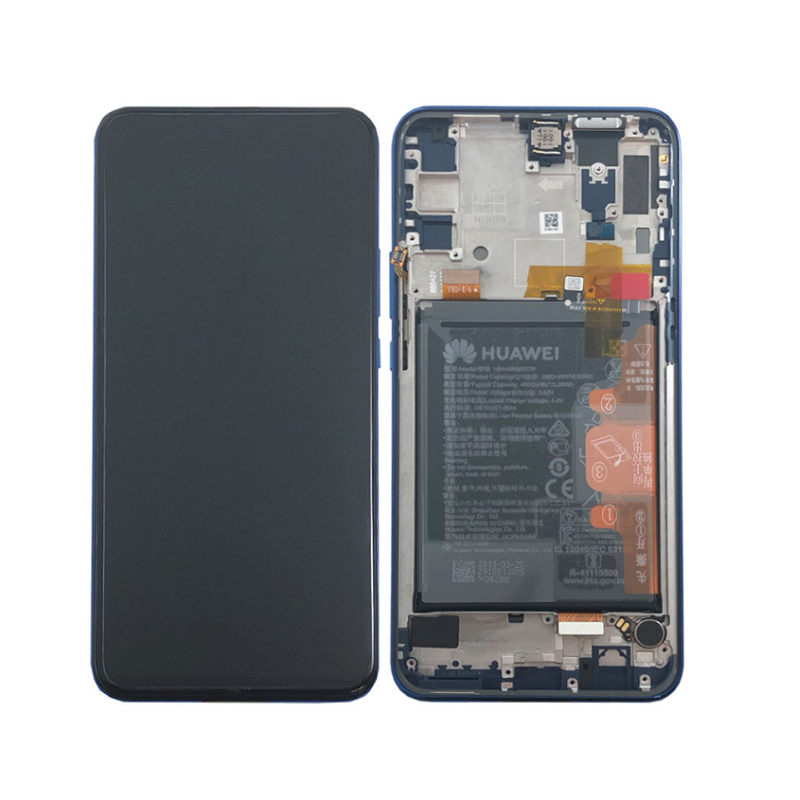 Skärm med LCD Display för Huawei P Smart Z - Blå