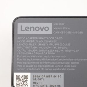Lenovo Nätadapter Delta PD 3.0, 65W, 2pin