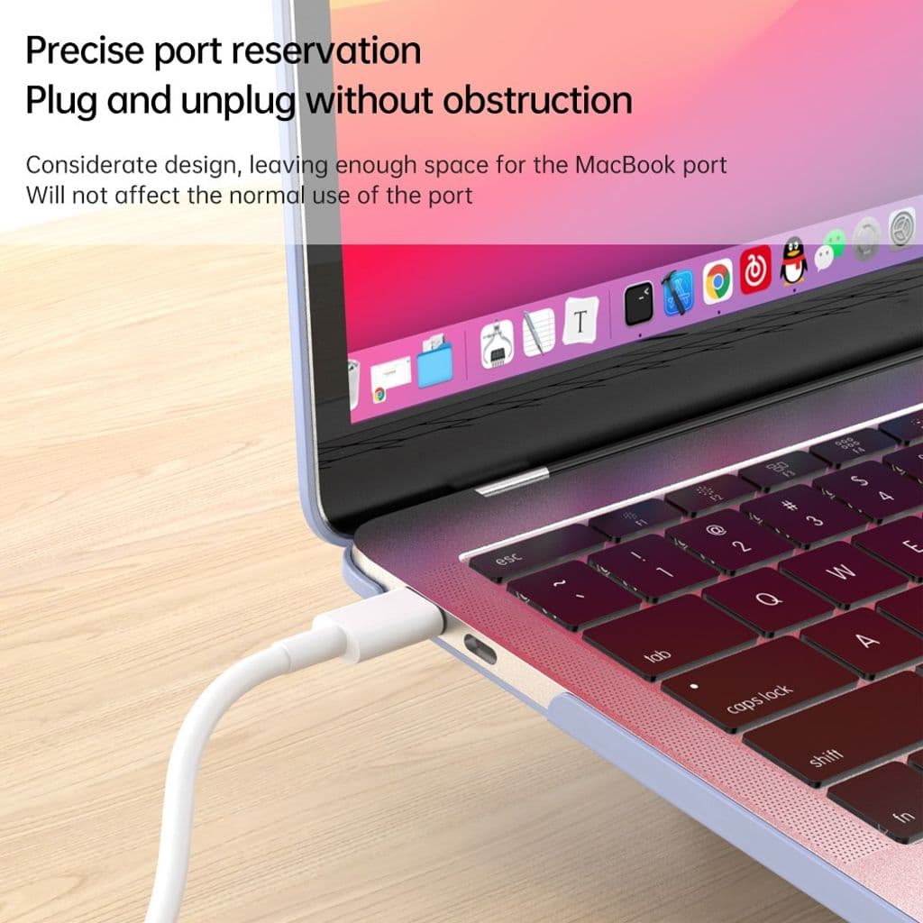 MacBook Pro 13" Skal med Stativ - Vit