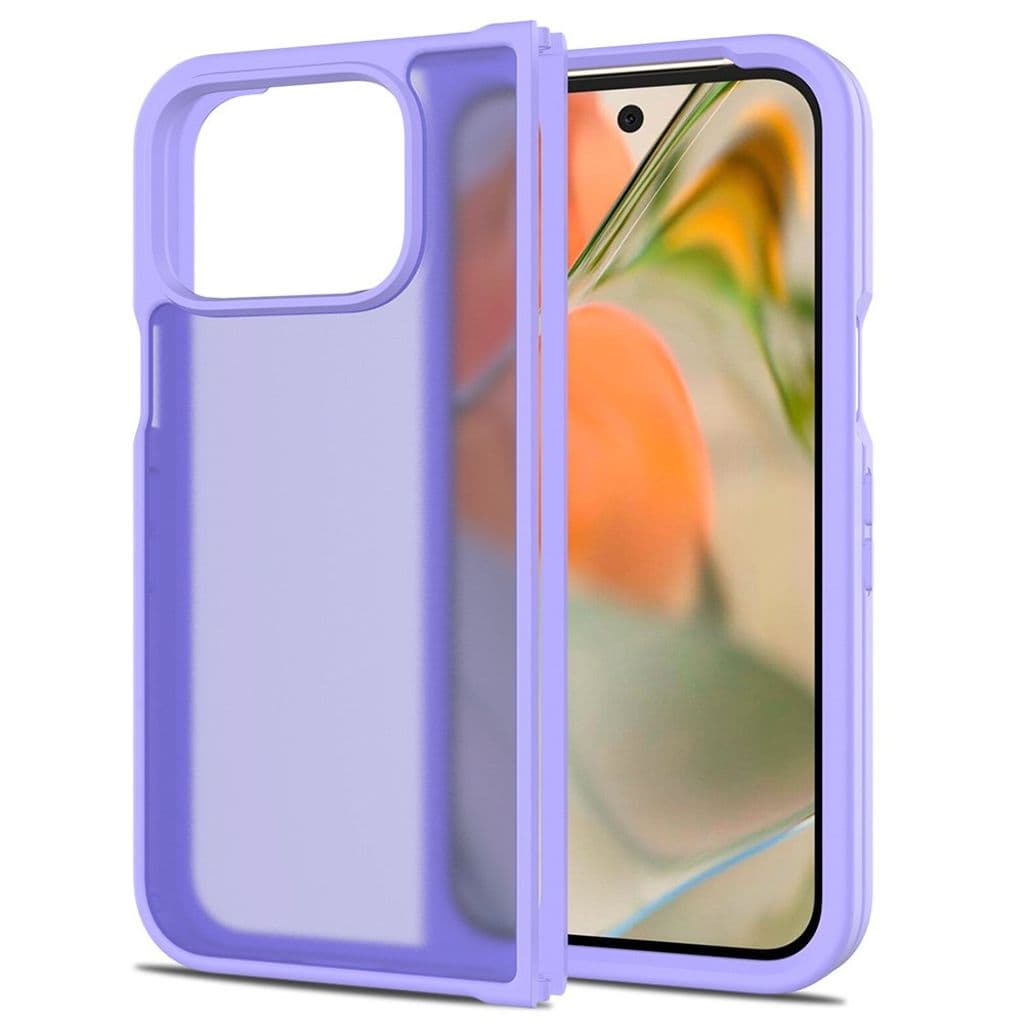 Google Pixel 9 Pro Fold 5G Akryl Skal - Lila