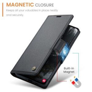 CASEME Samsung Galaxy S25 Edge Fodral med Stativ - Svart