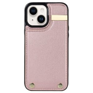 iPhone 13 Skal med korthållare - Roséguld