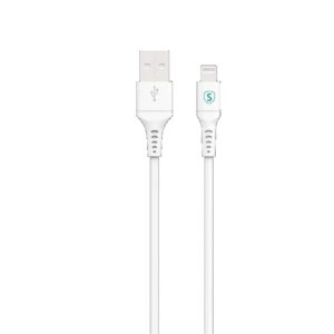 SiGN Lightning-kabel till iPhone / iPad, 2.4A, 12W, MFi-certifierad - 2m