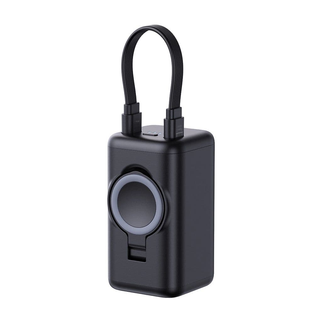 Joyroom USB-C / Apple Watch Magnetisk Trådlös laddare Powerbank 5000mAh - Svart - Bild 4