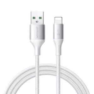 Joyroom Flash Series Snabbladdning USB-A till Lightning Kabel 3A, 2m - Vit