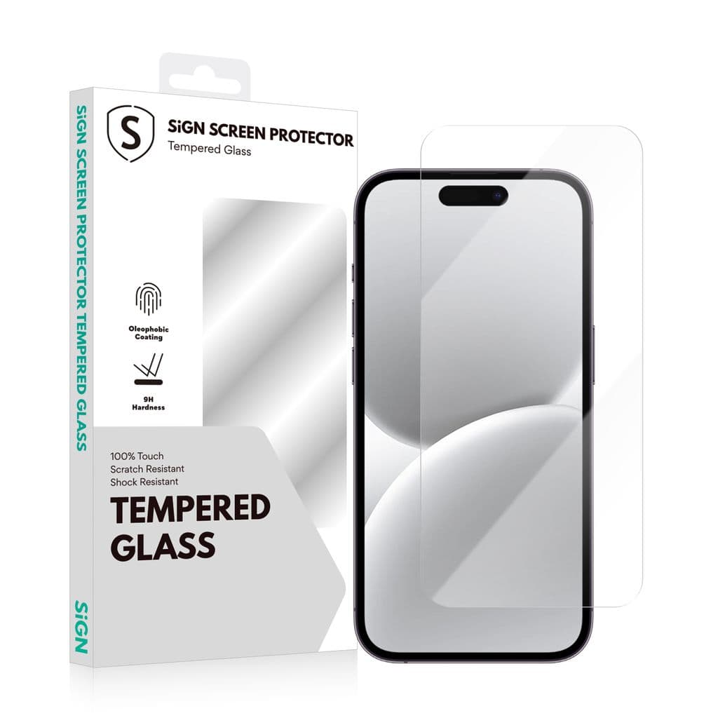 SiGN Skärmskydd i Härdat Glas för iPhone 17 Pro Max
