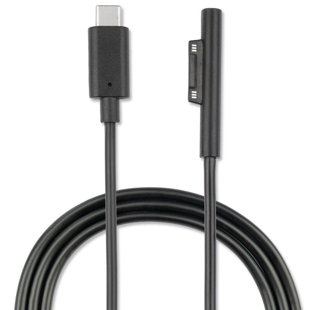 4Smarts USB-C till Microsoft Surface Connect-kabel 5A, 1m - Svart