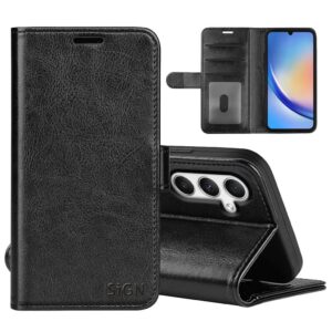 SiGN Plånboksfodral till Samsung Galaxy A36 - Svart