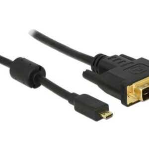 Delock Micro HDMI till DVI 24+1-kabel, 1 m
