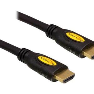 Delock HDMI-kabel med hög hastighet och Ethernet 4K, 1 m