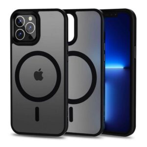 Tech-Protect MagMat MagSafe Skal iPhone 12 / 12 Pro - Mattsvart