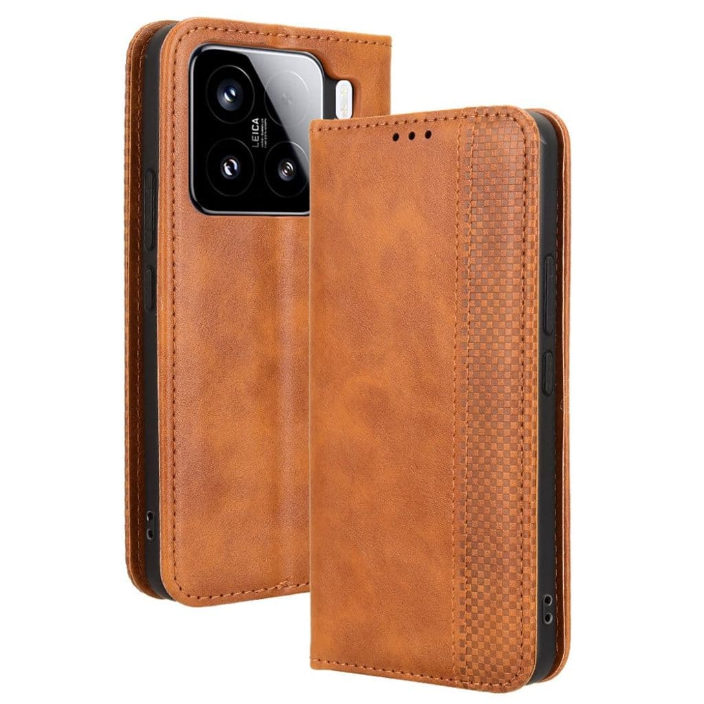 Xiaomi 15 Pro Plånboksfodral - Brun