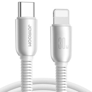 Joyroom USB-C till Lightning-kabel Snabbladdning 30W, 1,2m - ljusgrå