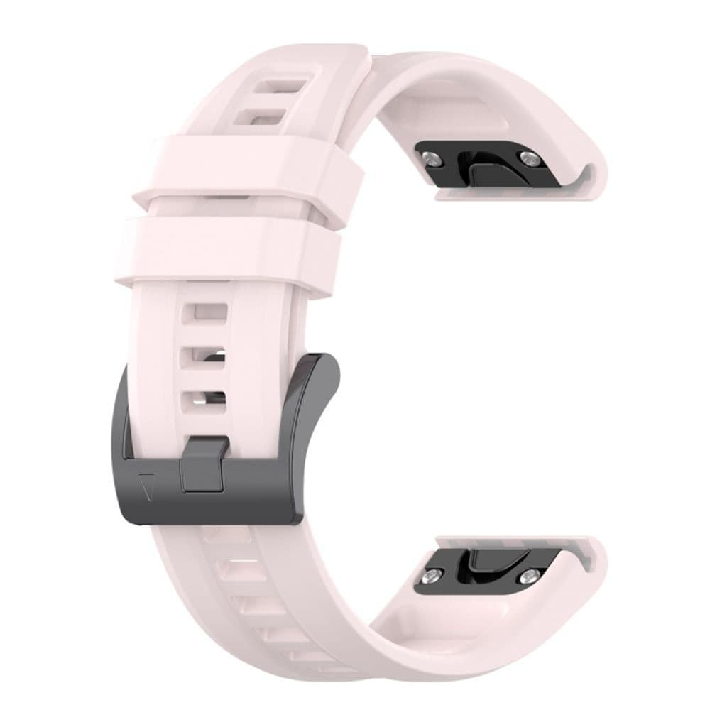 Garmin Fenix 7S Solar Kockarmband i silikon enfärgat - Rosa