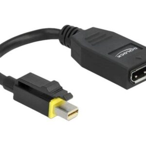 Delock Mini DisplayPort till DisplayPort-adapter med spärr 8K @ 60Hz