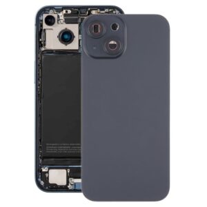 iPhone 15 Plus Baksida med smådelar - Svart