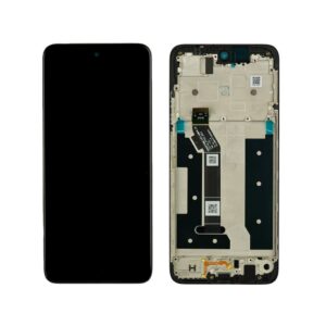 Motorola Moto G35 XT2433 Skärm med Ram - Svart