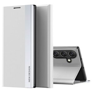 Samsung Galaxy A36 5G Telefon Fodral med Stativ - Vit