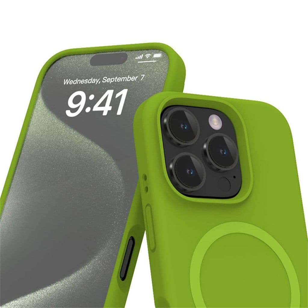 iPhone 16 Pro Max Silikonskal - Gul