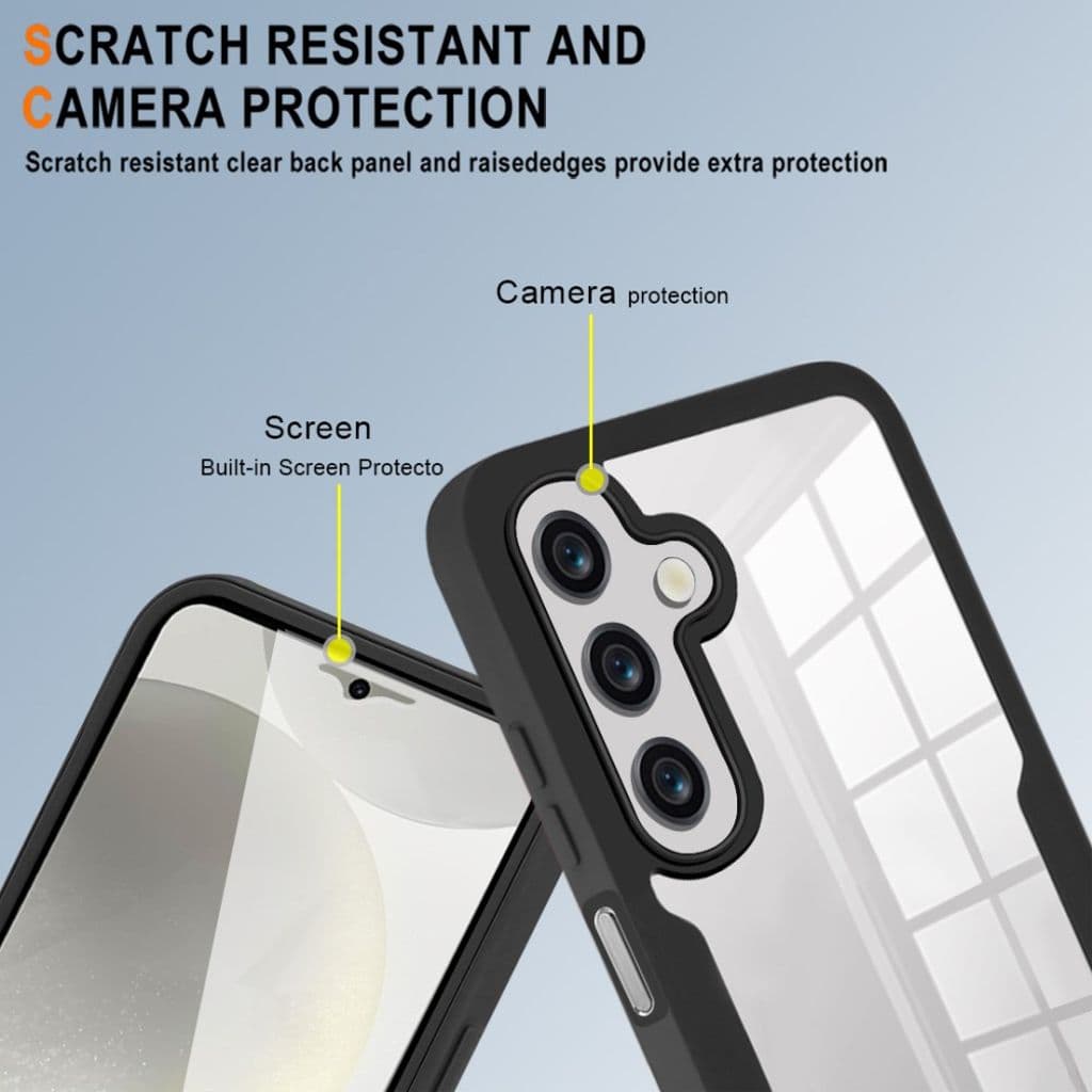 Samsung Galaxy A16 Skal med Skärmskydd - Svart