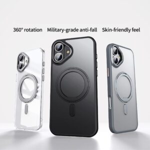iPhone 16 Skal med Stativ - Transparent