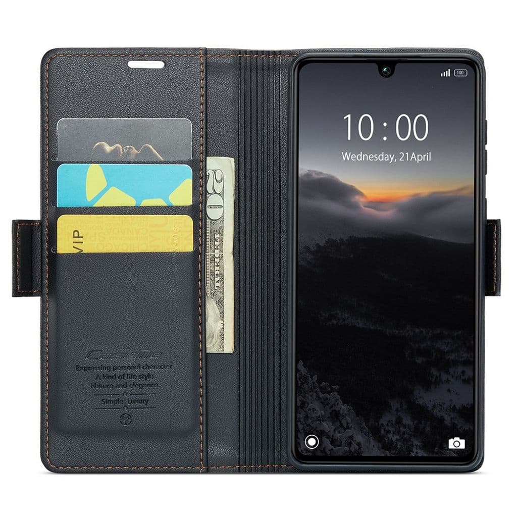 CASEME Xiaomi Redmi 13C 4G etc. Fodral - Svart
