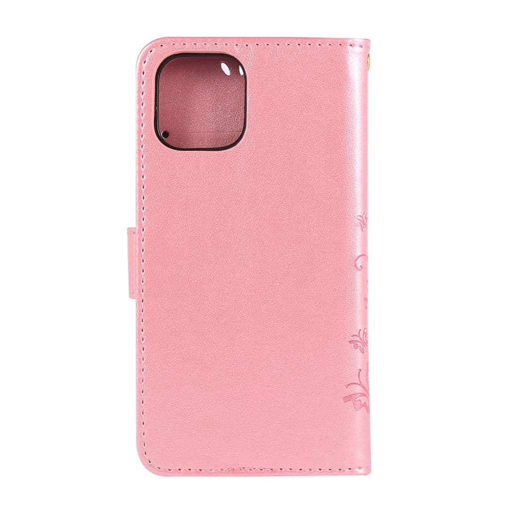 IPhone 11 Pro Max fodral med ett fjärilstryck - Roséguldfärgat