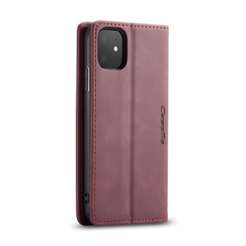 CASEME Plånboksfodral för iPhone 11 & XR - Vinröd