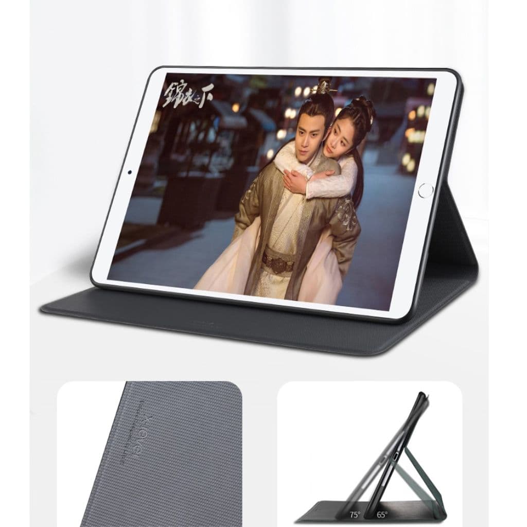 X-LEVEL iPad 9.7" 5/6 fodral med stativ - Grön
