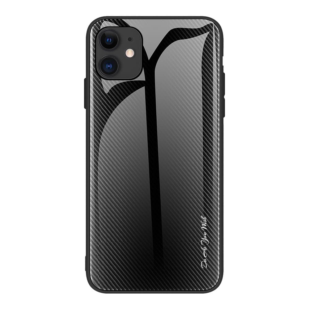 Carbon Fibre Skal för iPhone 12 Mini - Svart