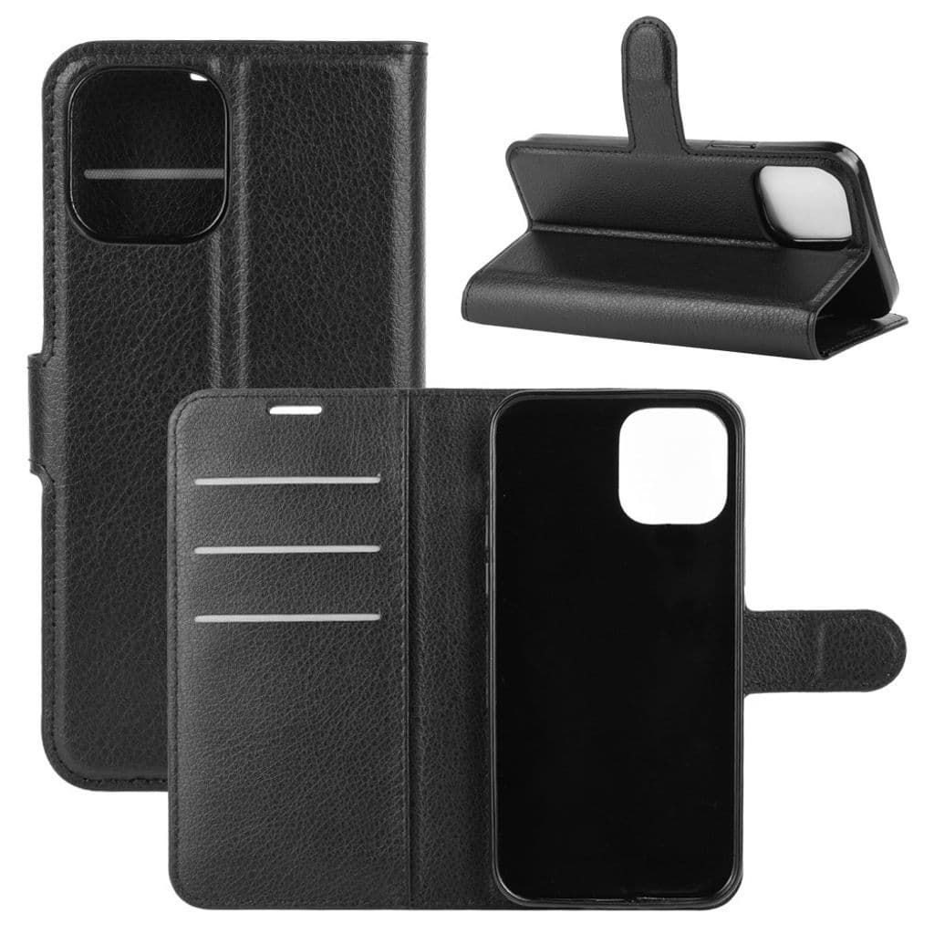 Praktiskt iPhone 12 Pro Max fodral - Svart