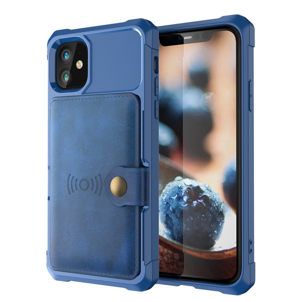 Kickstand Skal för iPhone 12 Pro Max - Blå