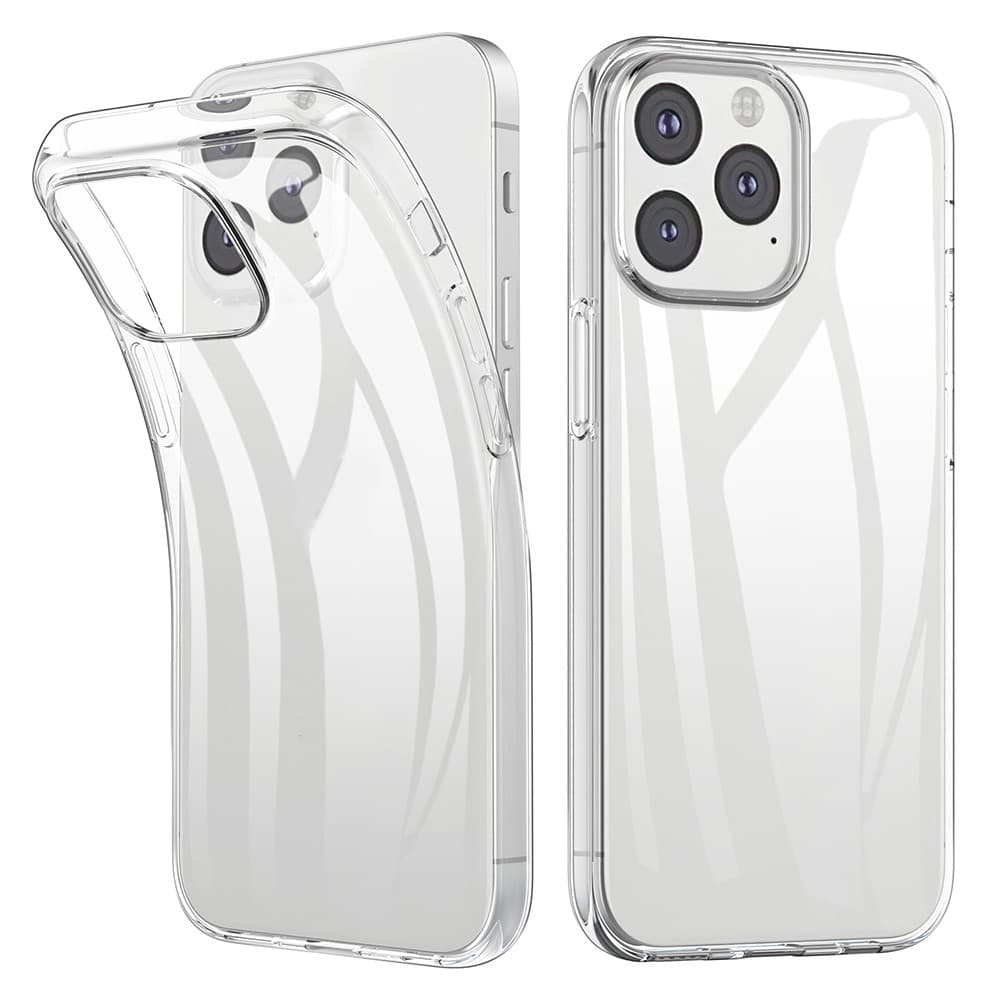 Anti-Fingerprint TPU Skal för iPhone 13 Pro - Genomskinligt