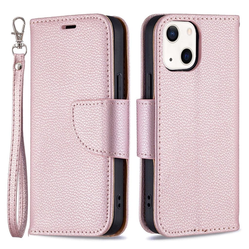 iPhone 13 Mini fodral med rem - Roséguld