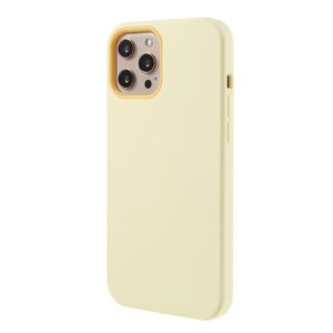 IPhone 12- 12 Pro silikonskal - Cream Yellow