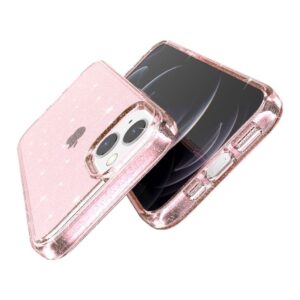 Glittrande iPhone 15 Plus skal - Rosa
