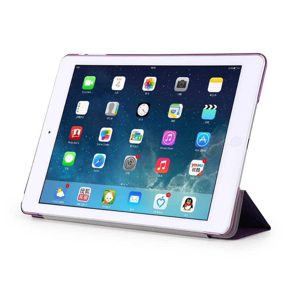 iPad 9.7" 5/6 Tri-Fold fodral - Lila