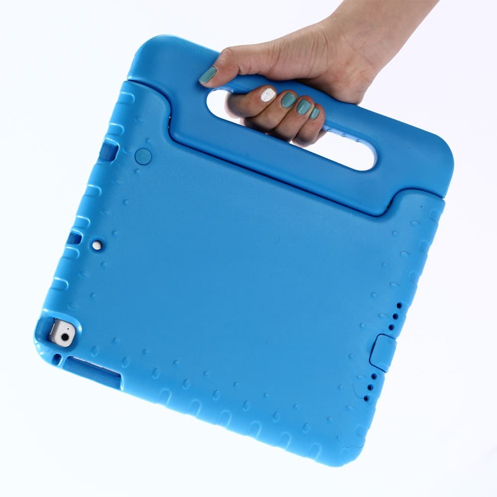 iPad 9.7" 5/6, iPad Air/Air 2 EVA skal med handtag - Blå