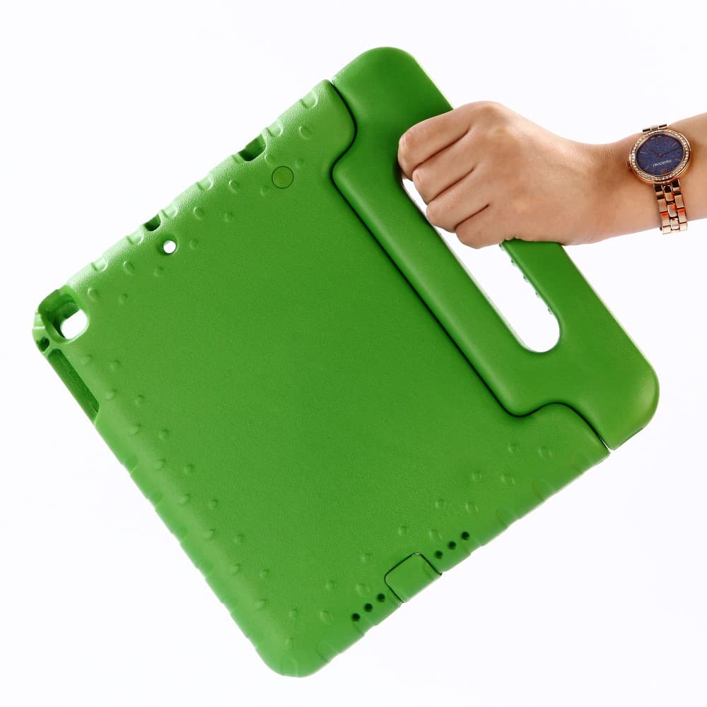 iPad 9.7" 5/6, iPad Air/Air 2 EVA skal med handtag - Grön
