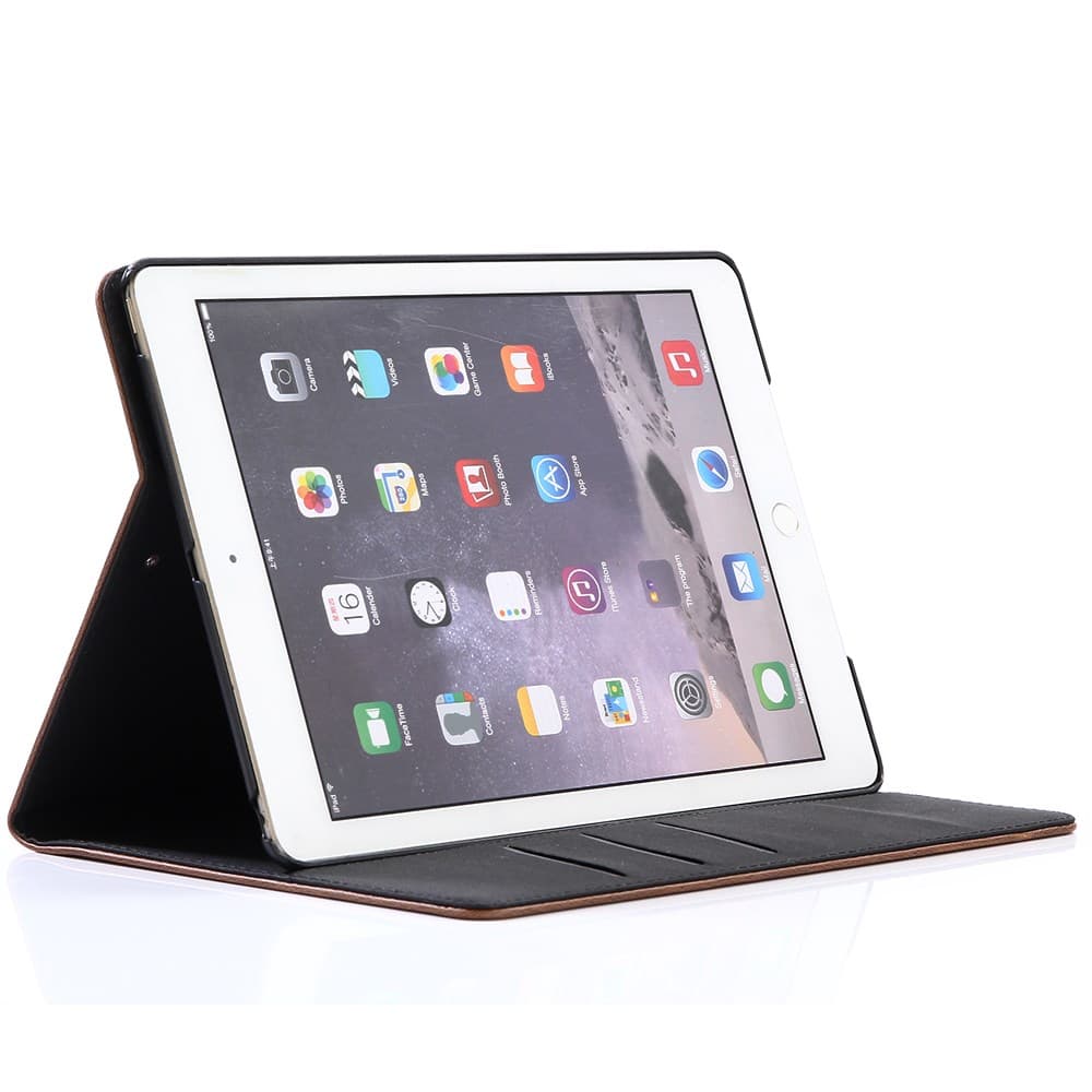 iPad 9.7" 5/6 fodral med stativ - Svart