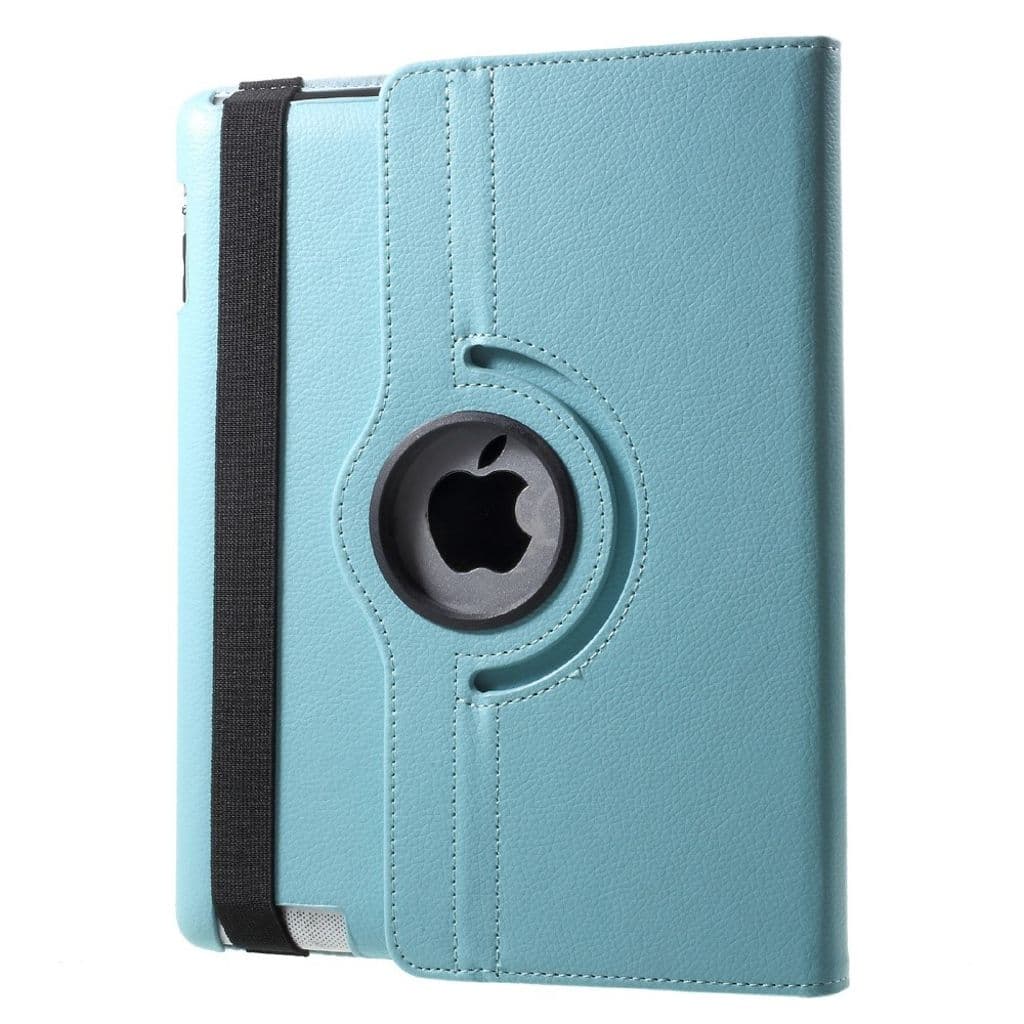 iPad 9.7" 4/3/2 fodral med roterbart stativ - Blå