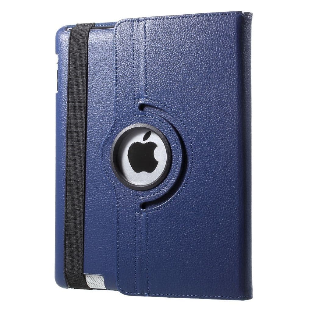 iPad 9.7" 4/3/2 fodral med roterbart stativ - Mörkblå