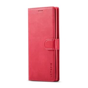 LC.IMEEKE Plånboksfodral för Samsung Galaxy Note 10 Plus - Röd