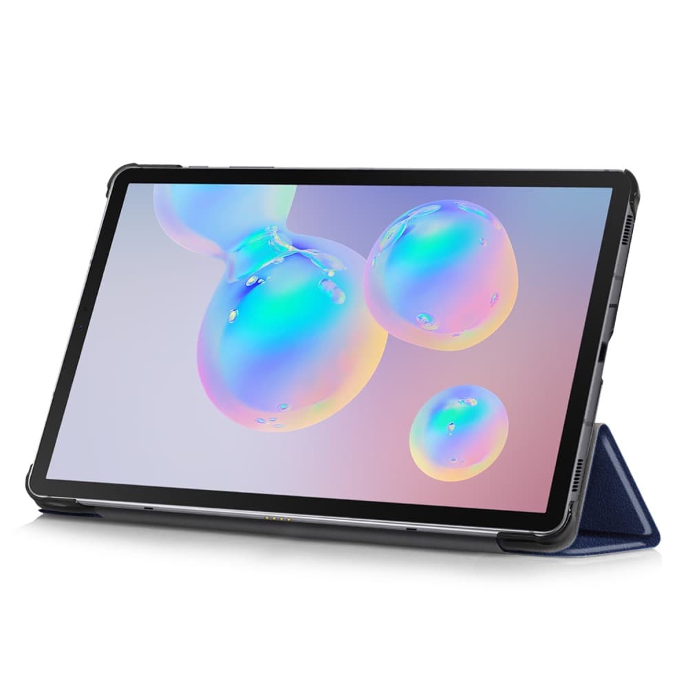 Tri-fold Fodral för Samsung Galaxy Tab S6 Lite - Mörkblå