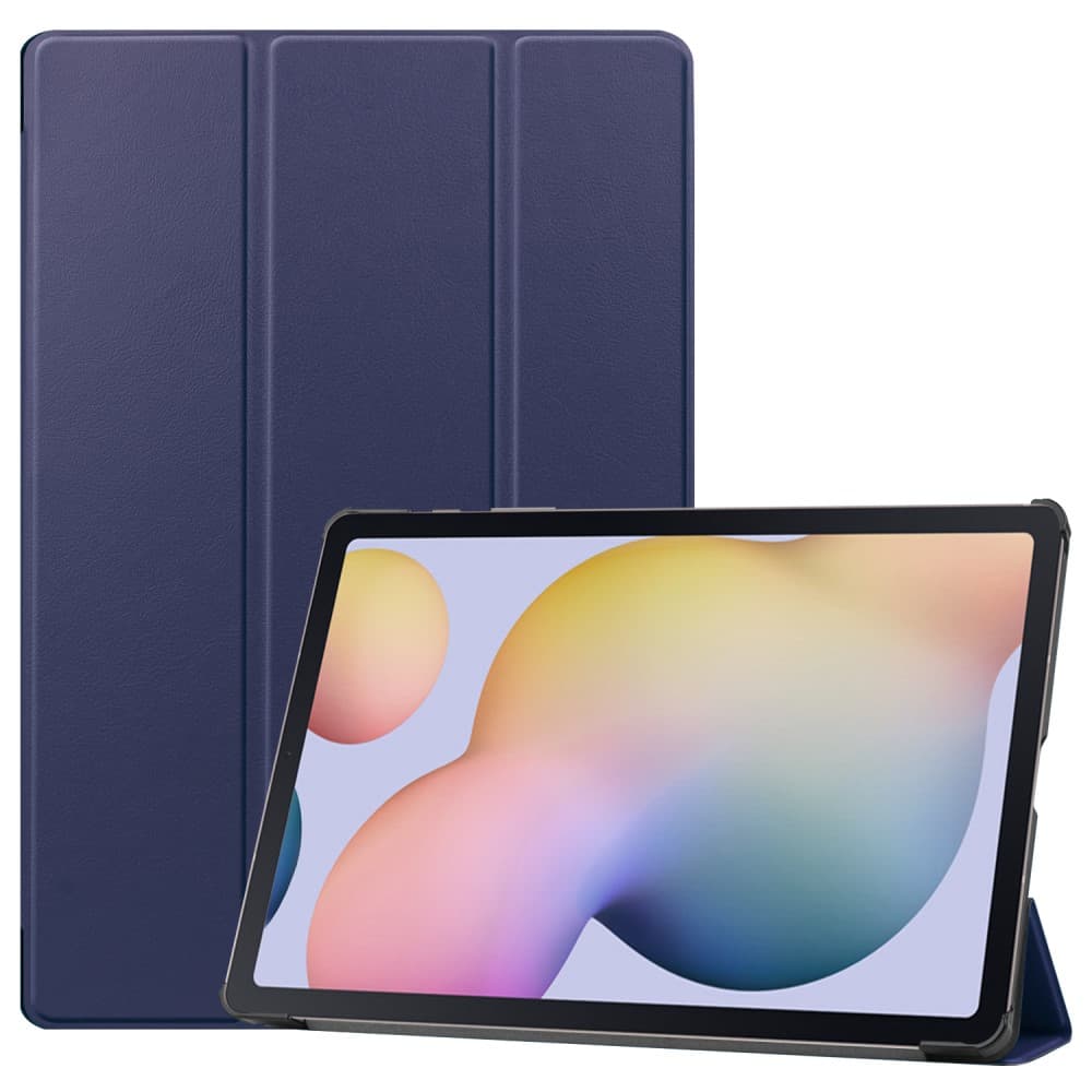 Tri-fold Fodral för Samsung Galaxy Tab S7 Plus/S8 Plus - Blå
