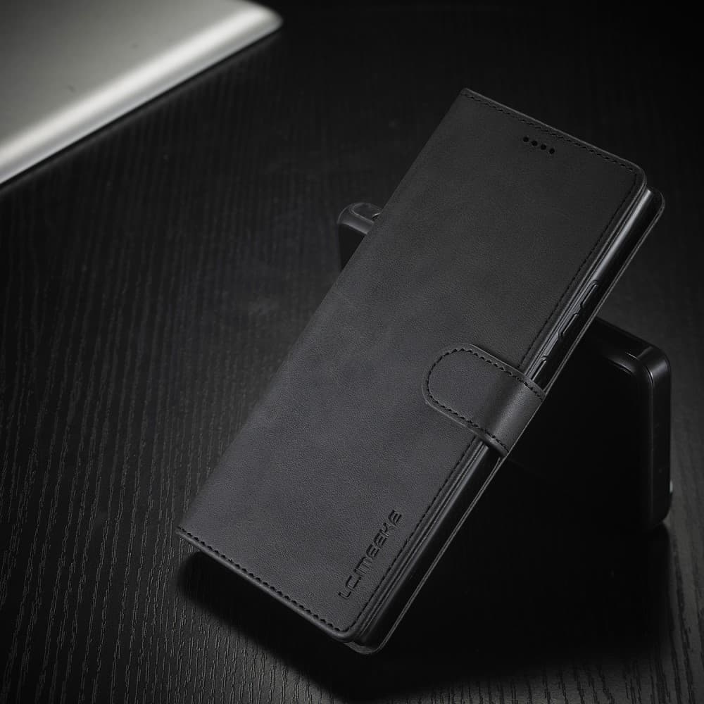 LC.IMEEKE Plånboksfodral för Samsung Galaxy Note 20 - Svart