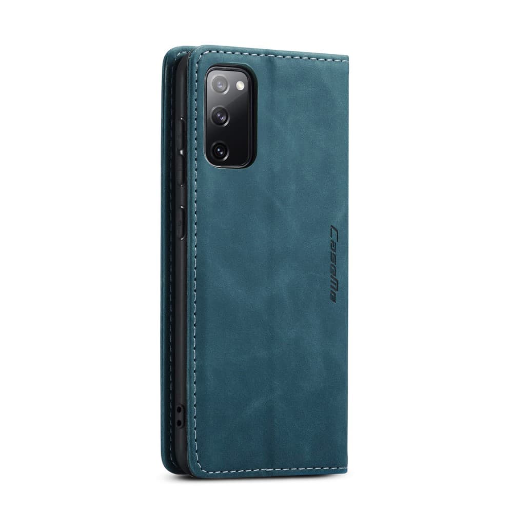 CASEME 013 Plånboksfodral för Samsung Galaxy S20 FE - Blå